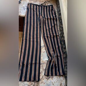 Striped Black and Brown women's Pants